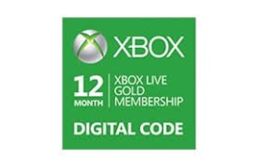 Amazon.com: Microsoft-Xbox Live 12 Month Gold Membership
